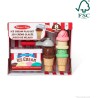 Melissa & Doug Set Coni Gelato – Gioco Educativo in Legno per Bambini, Coni e Palline con Cucchiaio Magnetico, Gioco di Imitazi