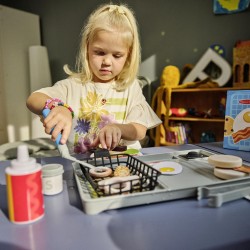 Melissa & Doug Set Water Wow! Griglia da Gioco - Gioco Educativo per Cucinare, Cibo Che Cambia Colore con l Acqua, Regalo per B