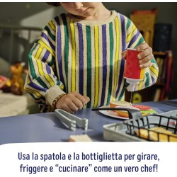 Melissa & Doug Set Water Wow! Griglia da Gioco - Gioco Educativo per Cucinare, Cibo Che Cambia Colore con l Acqua, Regalo per B