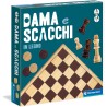 Clementoni - 16828 Dama e Scacchi in Legno, Gioco da Tavolo Ragazzi 6+ Anni e Adulti, per 2 Giocatori, Idea Regalo Made in Ital