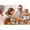Clementoni - 16828 Dama e Scacchi in Legno, Gioco da Tavolo Ragazzi 6+ Anni e Adulti, per 2 Giocatori, Idea Regalo Made in Ital