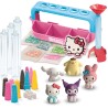 Clementoni Idea - Laboratorio delle Penne Hello Kitty, Kit Creativo con 25+ Accessori e 5 Penne Personalizzabili con Personaggi
