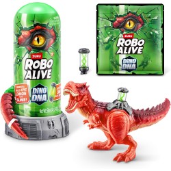 Zuru - ROBO ALIVE Dino DNA, Spina dorsale con elica del DNA illuminata (T-Rex), colori assortiti, 1 pezzo