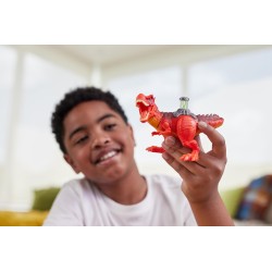 Zuru - ROBO ALIVE Dino DNA, Spina dorsale con elica del DNA illuminata (T-Rex), colori assortiti, 1 pezzo