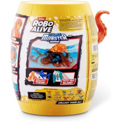 Zuru - ROBO ALIVE Deep Sea Monster Surprise, scatola da scoprire e animale elettronico giocattolo per bambini (octopus)
