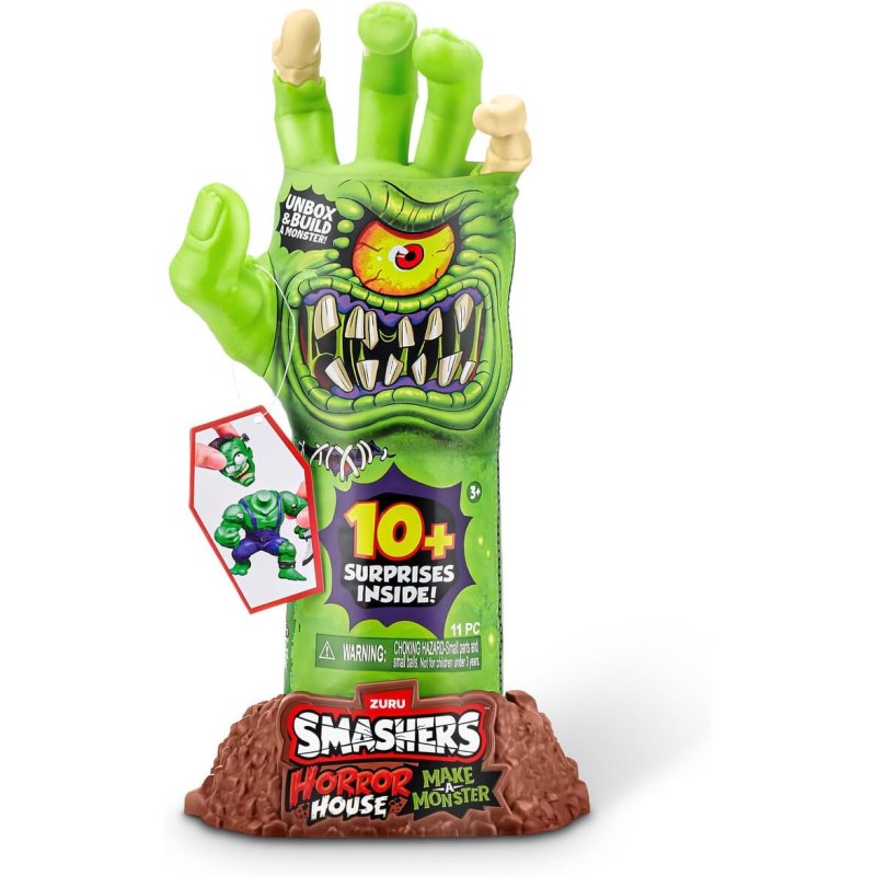 Zuru - Smashers Horror House Make a Monster con figura a sorpresa, assortimento modelli, 1 pezzo