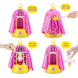 Zurur - Pets Alive Polly the Magic Bird, giocattolo robotizzato animale uccello Surprise
