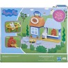 Peppa Pig Peppa s Adventures Peppa s Pizza Place Carry-and-Play Playset giocattolo prescolare, include figura e 4 accessori, mu