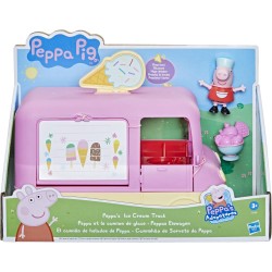 Peppa Pig Peppa’s Adventures Peppa’s Ice Cream Van Vehicle Pre-school Toy, Speech and Sounds, Ages 3 and Up