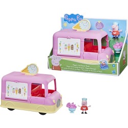 Peppa Pig Peppa’s Adventures Peppa’s Ice Cream Van Vehicle Pre-school Toy, Speech and Sounds, Ages 3 and Up
