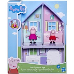 Peppa Pig Casa di nonna e nonno Wutz, set da gioco con 2 personaggi e 3 fantastici accessori, per bambini dai 3 anni in su