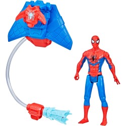 Marvel Spider-Man Aqua Web Warriors Action Figure 10 Pollici con Accessorio per Zaino da Gioco d Acqua per Bambini 4+