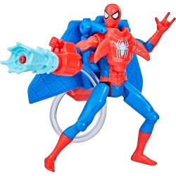 Marvel Spider-Man Aqua Web Warriors Action Figure 10 Pollici con Accessorio per Zaino da Gioco d Acqua per Bambini 4+