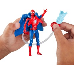 Marvel Spider-Man Aqua Web Warriors Action Figure 10 Pollici con Accessorio per Zaino da Gioco d Acqua per Bambini 4+