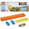 Hot Wheels -Track Builder Unlimited Set per Pista con 10 Pezzi, 9 Connettori e Macchinina, Giocattolo per Bambini 6+ Anni, GVG1
