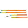 Hot Wheels -Track Builder Unlimited Set per Pista con 10 Pezzi, 9 Connettori e Macchinina, Giocattolo per Bambini 6+ Anni, GVG1