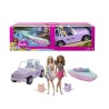 Barbie - Barbie Playset con motoscafo, fuoristrada e due bambole - GXD66