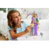 Mattel Disney Princess - Rapunzel Chioma Magica, bambola con extension capelli cambia-colore e accessori per lo styling, Giocat