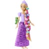 Mattel Disney Princess - Rapunzel Chioma Magica, bambola con extension capelli cambia-colore e accessori per lo styling, Giocat