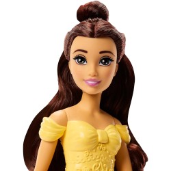 Disney Princess - Set da te di Belle,playset e bambola Belle con vestiti scintillanti, con amici e vivande, Giocattolo per Bamb