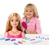 Barbie Testa per acconciare le bambole, capelli biondi con 20 accessori colorati, testa di bambola per acconciature, HMD88