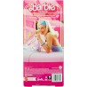 Barbie The Movie - Margot Robbie, bambola del film Barbie da collezione con abito vintage a quadretti rosa e bianco e collana c