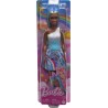 Barbie - Bambola Unicorno, con coloratissimi capelli fantasia, outfit sfumato e accessori fantasy a tema inclusi, ispirata a Ba