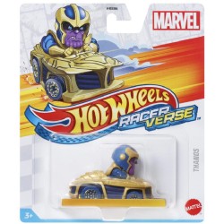 Hot Wheels Veicolo giocattolo Racer Verse in scala 1:64 Marvel Thanos