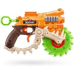 Zuru - X-Shot Horror Fire Insanity HorrorFire Reaper X - Spinning Saw Blade Action, Dart Blaster a lungo raggio, capacità 8 fre