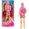 Barbie Il Film - Ken Roller Skate, bambola da collezione con look del film, outfit da pattinatore anni  90 con pattini in linea