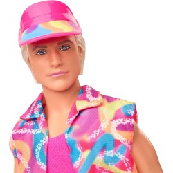 Barbie Il Film - Ken Roller Skate, bambola da collezione con look del film, outfit da pattinatore anni  90 con pattini in linea