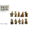 10 Pastori da 5 cm per Presepe Classico