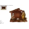 Capanna con Natività 3 pezzi