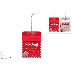 Appendino Cassetta Postale Legno, colori assortiti, 1 pezzo