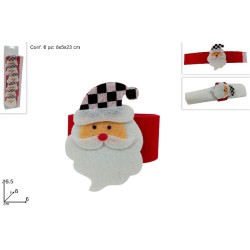 Anelli Portatovaglioli Feltro Set 6 pezzi, modelli assortiti