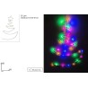 Albero Stilizzato Luminoso 60x40 cm 35 LED Multicolor