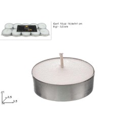 Candele Tealight Lumini 10 pezzi