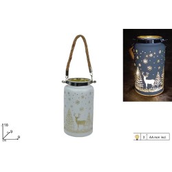 Lampada Vetro Scenario con Luce 16 cm