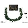 Ghirlanda 250 cm 100 LED Luce Calda
