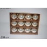 Box 12 Palle Ø 8 cm Lucide Champagne