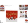 Biglietto Auguri Natalizio 3D con Busta, modelli assortiti, 1 pezzo