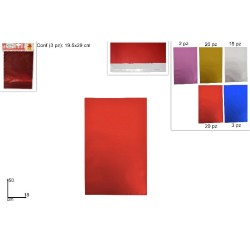 Buste Regalo Natalizie Satinate 50x18 cm, Set da 3 Pezzi, modelli assortiti