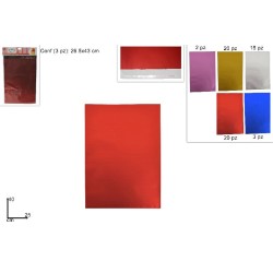 Buste Regalo Natalizie Satinate 40x25 cm, Set da 3 Pezzi, modelli assortiti