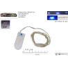 Filo 40 Micro LED Blu a Batteria (uso interno)