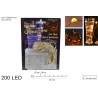Filo 200 Micro LED a Batteria Bianco Caldo (uso interno)