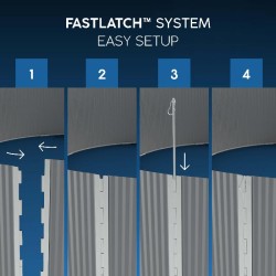 Bestway - Piscina Hydrium 305x122cm con Pompa filtro a Sabbia 56566