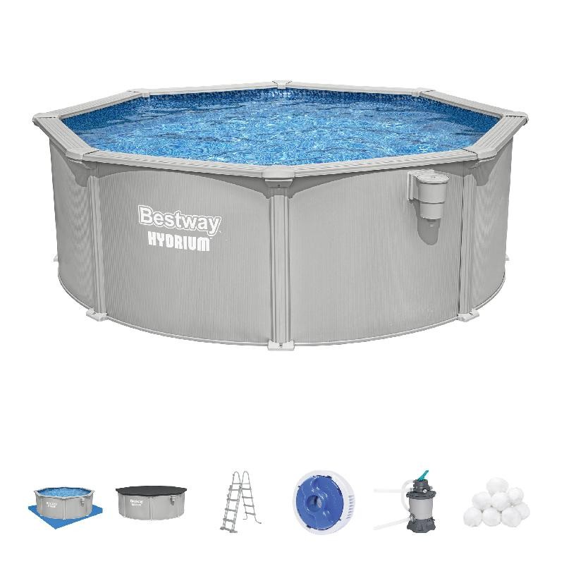 Bestway - Piscina Hydrium 365x122cm con Pompa filtro a Sabbia 56574