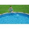 Bestway Retino di superficie Flowclear AquaScoop manico 163cm 3 pezzi 58635