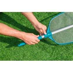 Bestway Retino di superficie Flowclear AquaScoop manico 163cm 3 pezzi 58635
