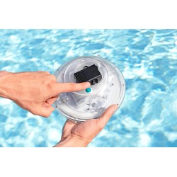 Bestway Fontana solare con LED cambiacolore 7 colore FloatBright, 58849